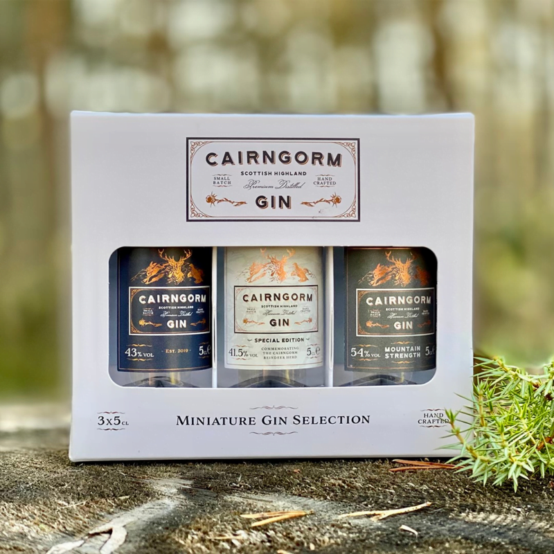 Cairngorm Gin Miniature Gift Box Set