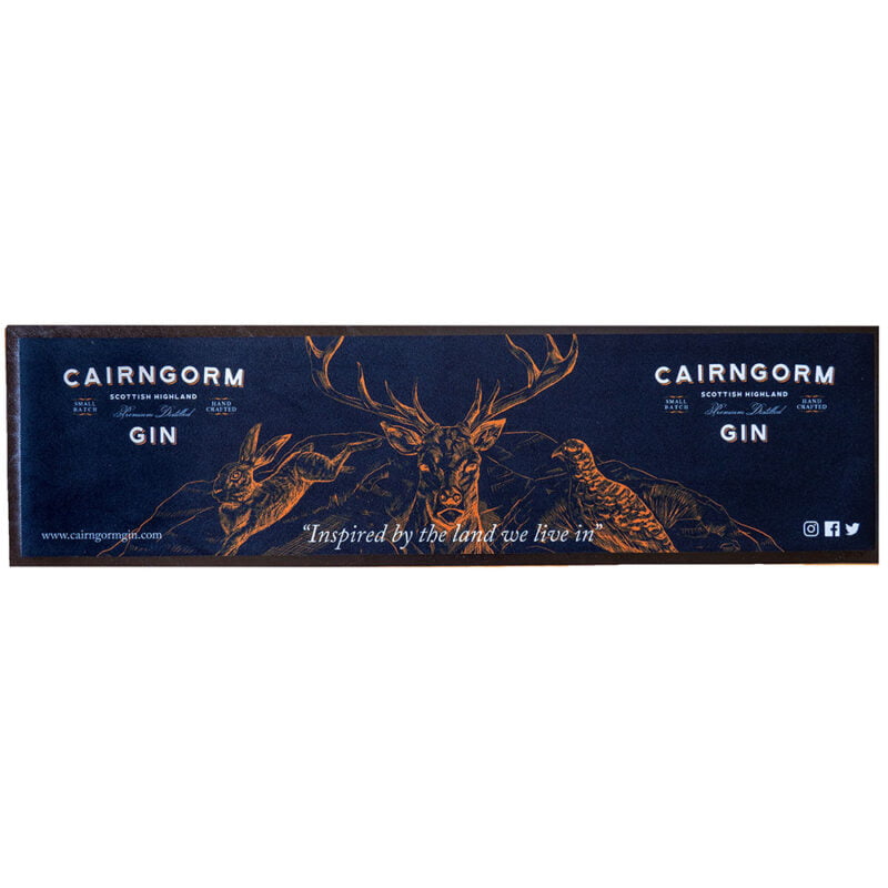 Cairngorm Gin Printed Bar Mat