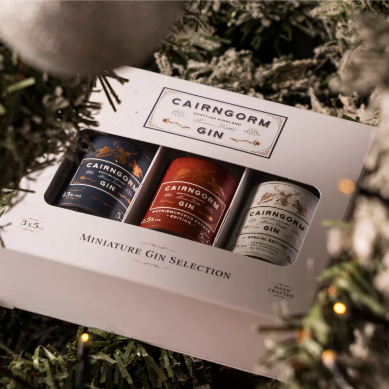 Cairngorm Gin Miniature Gift Box Set (Rothiemurchus)